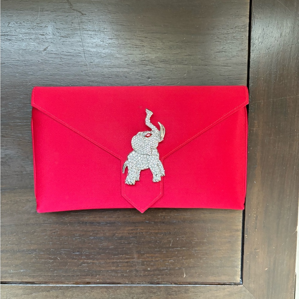 Wilbur & Gussie limited edition silk evening clutch
